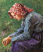 Camille Pissarro Sitting Spain oil painting artist